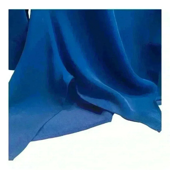 Chico's Women's Blue Long Sleeve Blouse Size 3 Casual Top - Picture 4 of 5